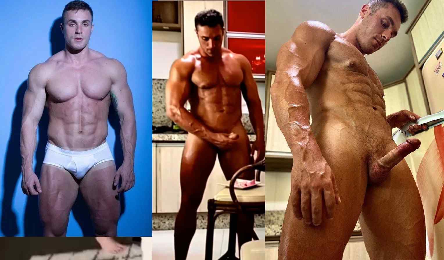 Influencer Fitness Danilo Custowichi Naked, Jerk and Cum