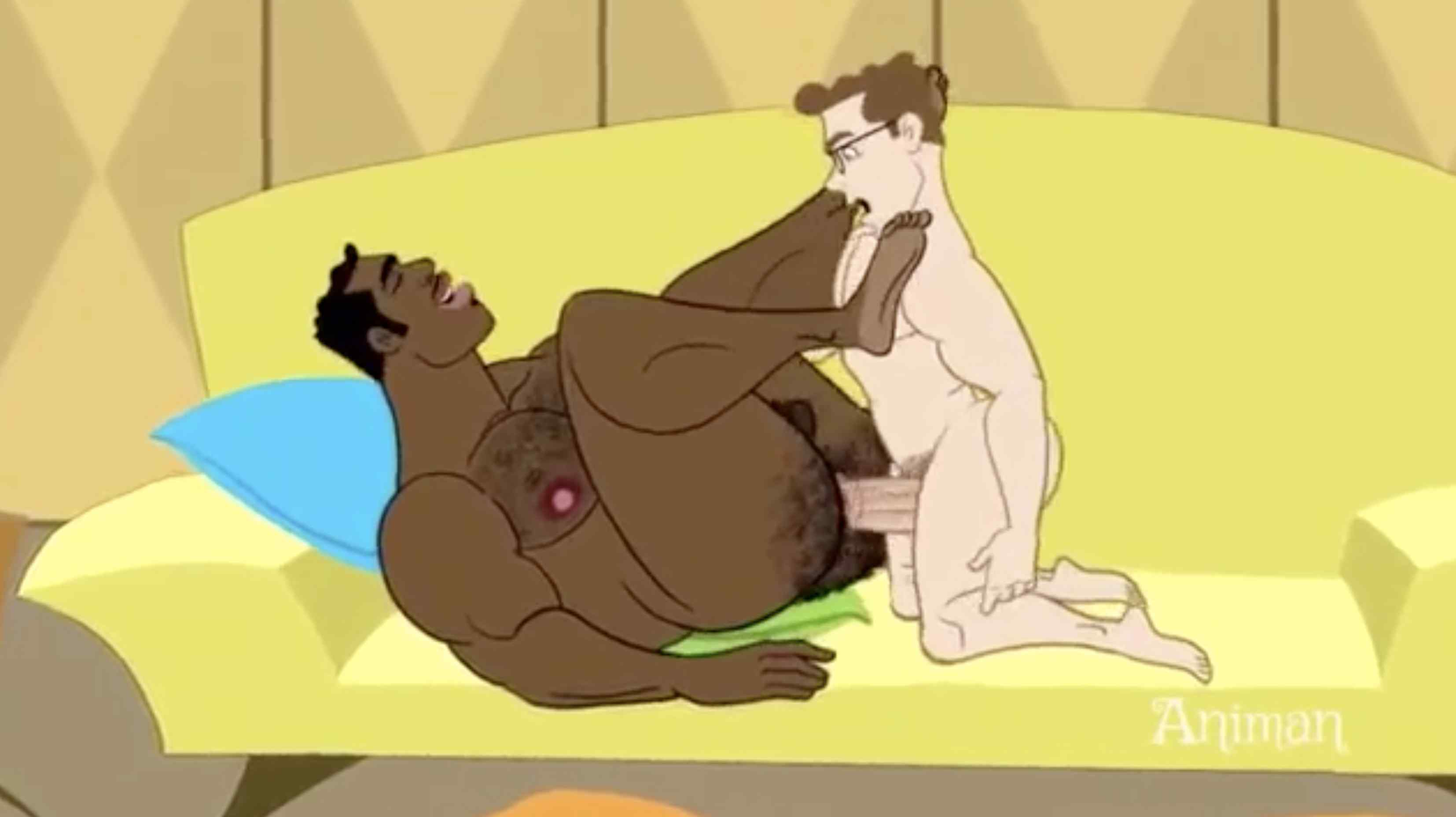 Black Daddy Best Gay Cartoon Sex Animan HD