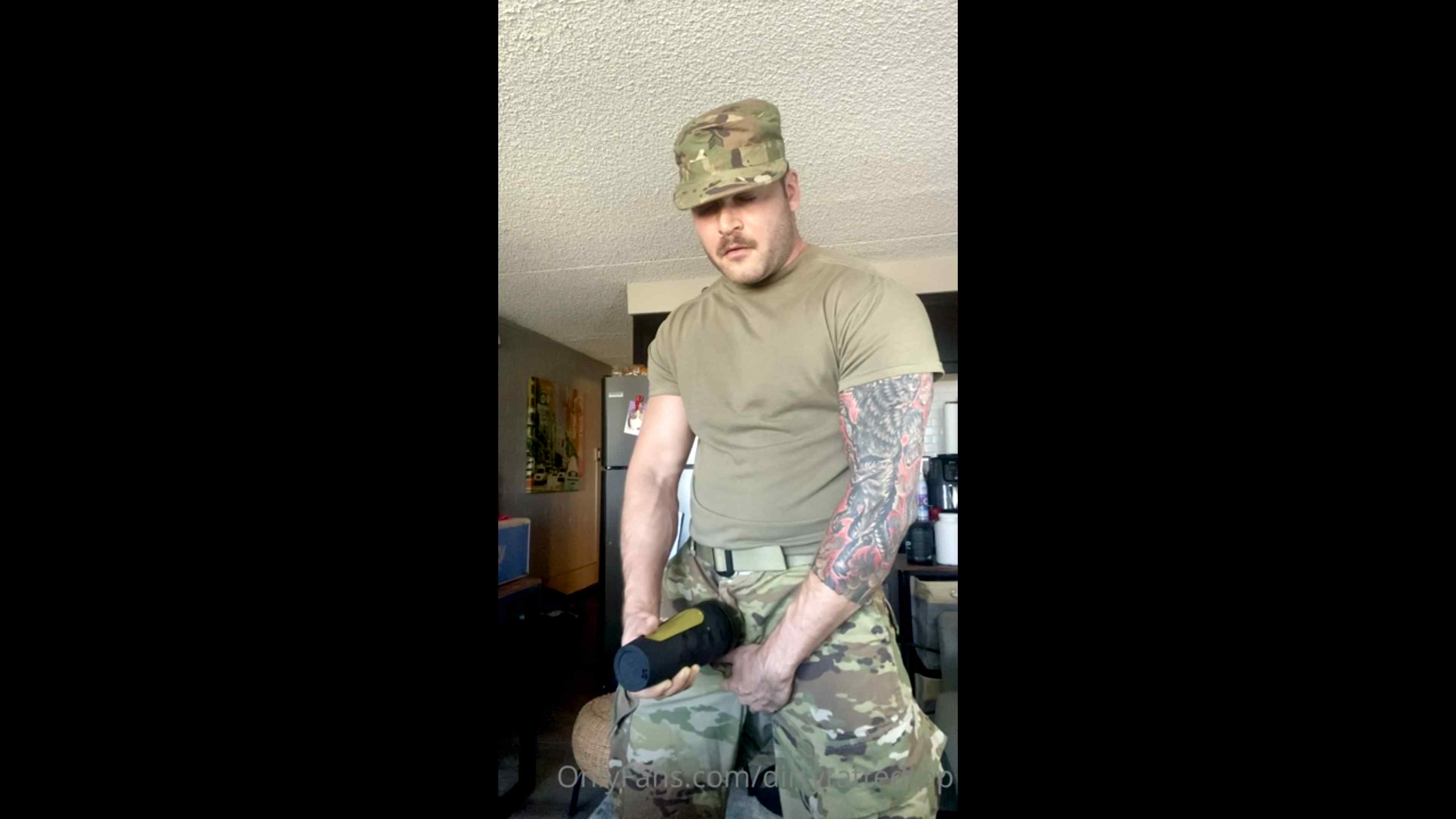 Using My Toy Till I Cum While Wearing My Uniform – Luca Hunter (Dirtytattedtop)
