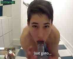 Twink and His Toy Vibratore | Hard Riding Dildo