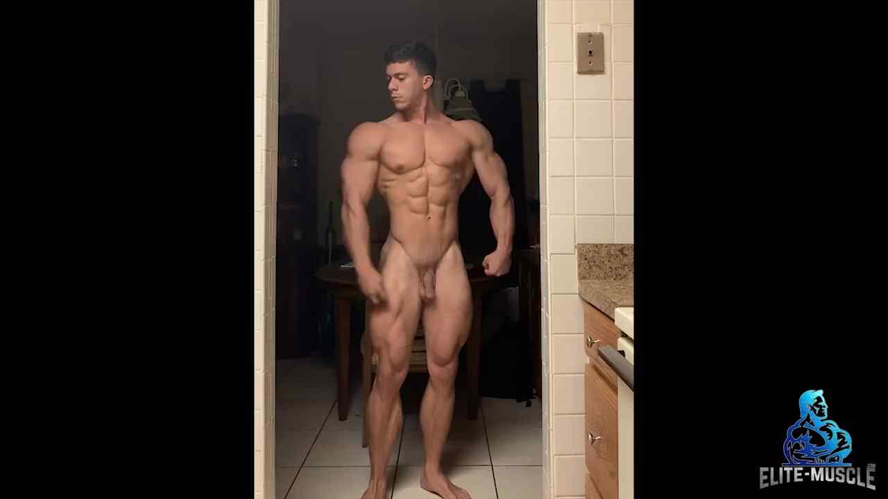 Phillip the Muscle hunk posing naked