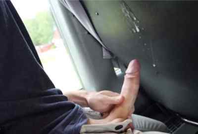 Risky – Jerking off in a Public Bus | Hot Orgasms