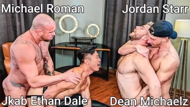 Michael Roman Jordan Starr Jkab Ethan Dale And Dean Michaelz Fuck