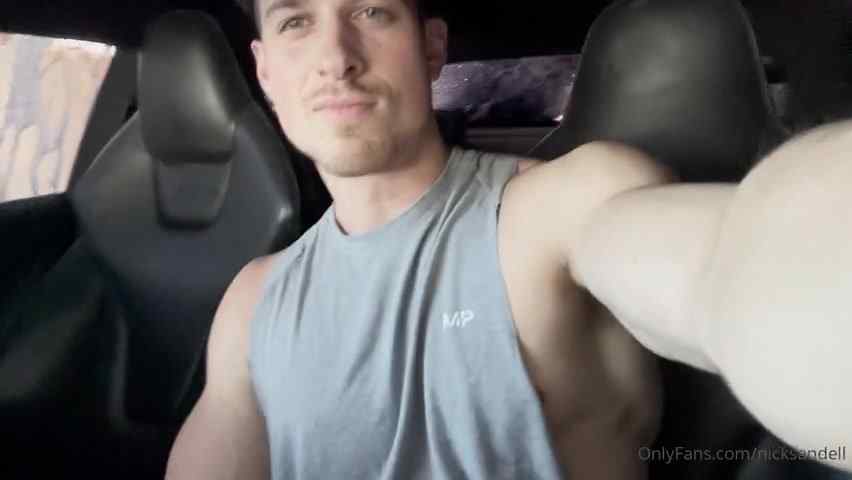 Hotboy – Showing Off My Dick and Body While Going Through the Car Wash – Nick Sandell